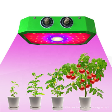 Luz de cultivo LED COB, luces de cultivo de espectro completo PGFUN 1000W para plantas de interior, perillas dobles ajustables para verduras y flores para invernadero